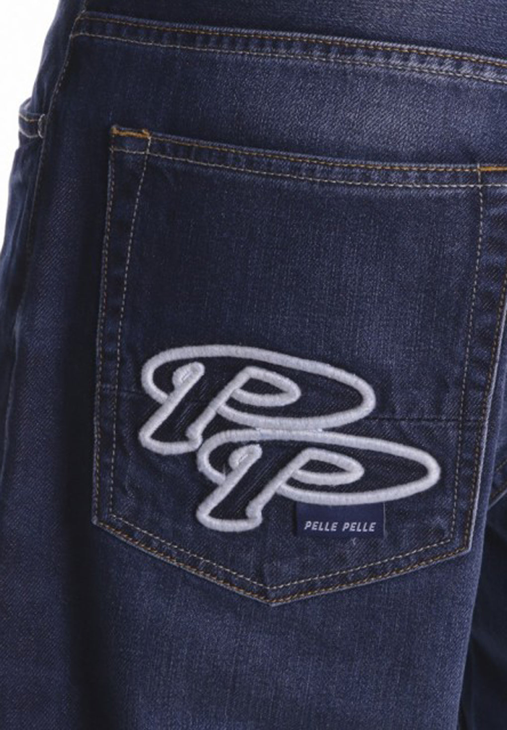Pelle Pelle Baxter Double P Baggy Denim Jeans