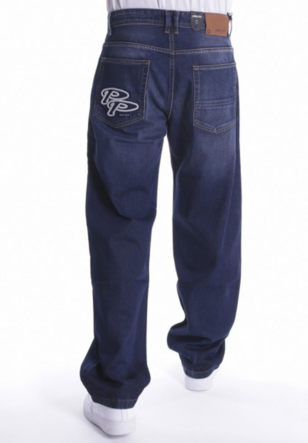 Pelle Pelle Baxter Double P Baggy Denim Jeans