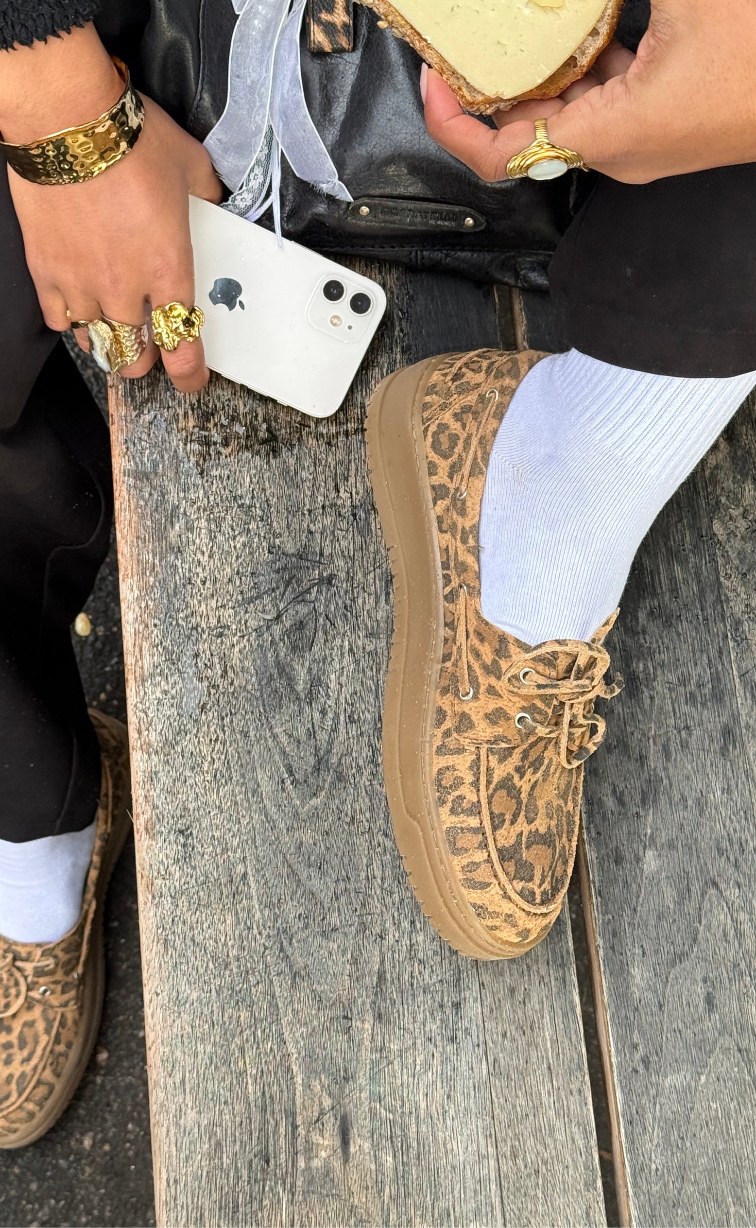 Phenumb Sko - Tide S - Suede Leopard