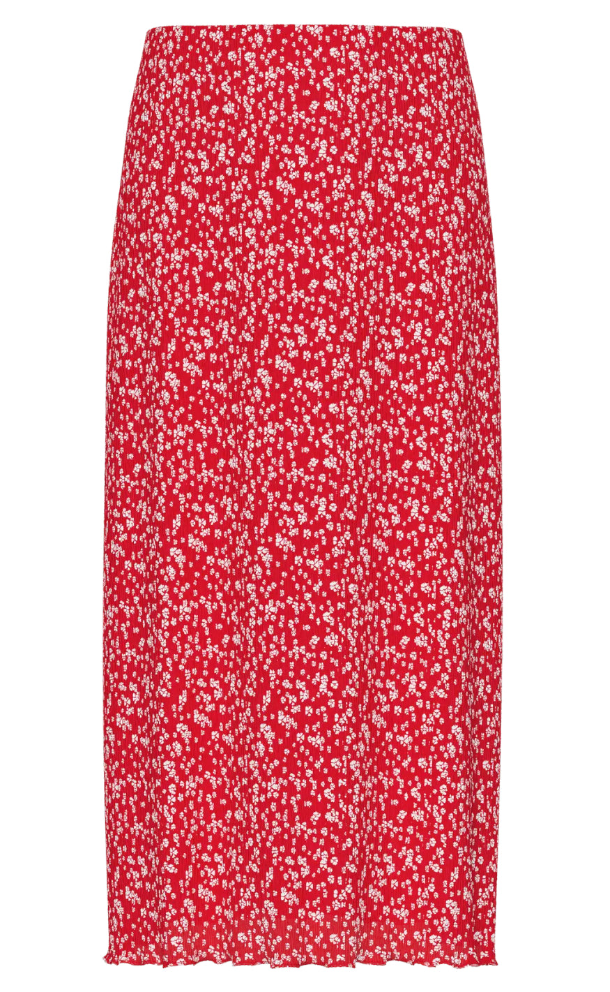 Pieces Skirt - Flora - Lollipop/Small Flower Online nu