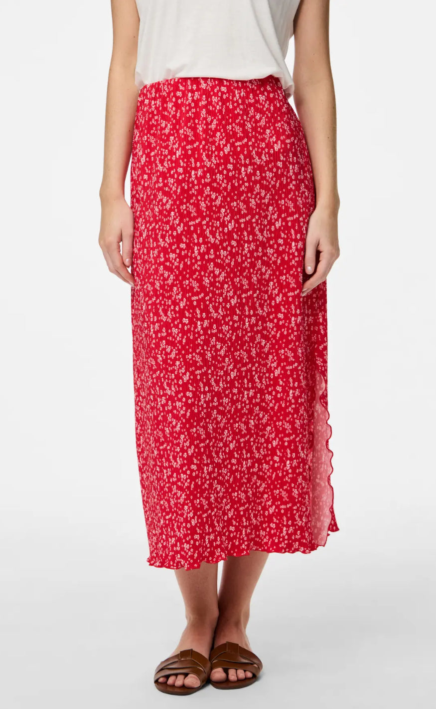 Pieces Skirt - Flora - Lollipop/Small Flower Online nu